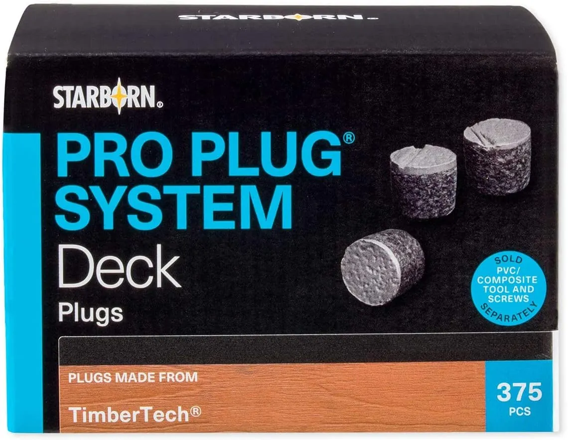 Starborn Pro Plugs for TimberTech Tigerwood Decking - 375 Count