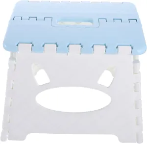 STOBAZA 1pc Folding Step Stool for Lightweight Plastic Stool for Camping Fishing Outdoor Activities Portable Cartoon Design for and Travel
