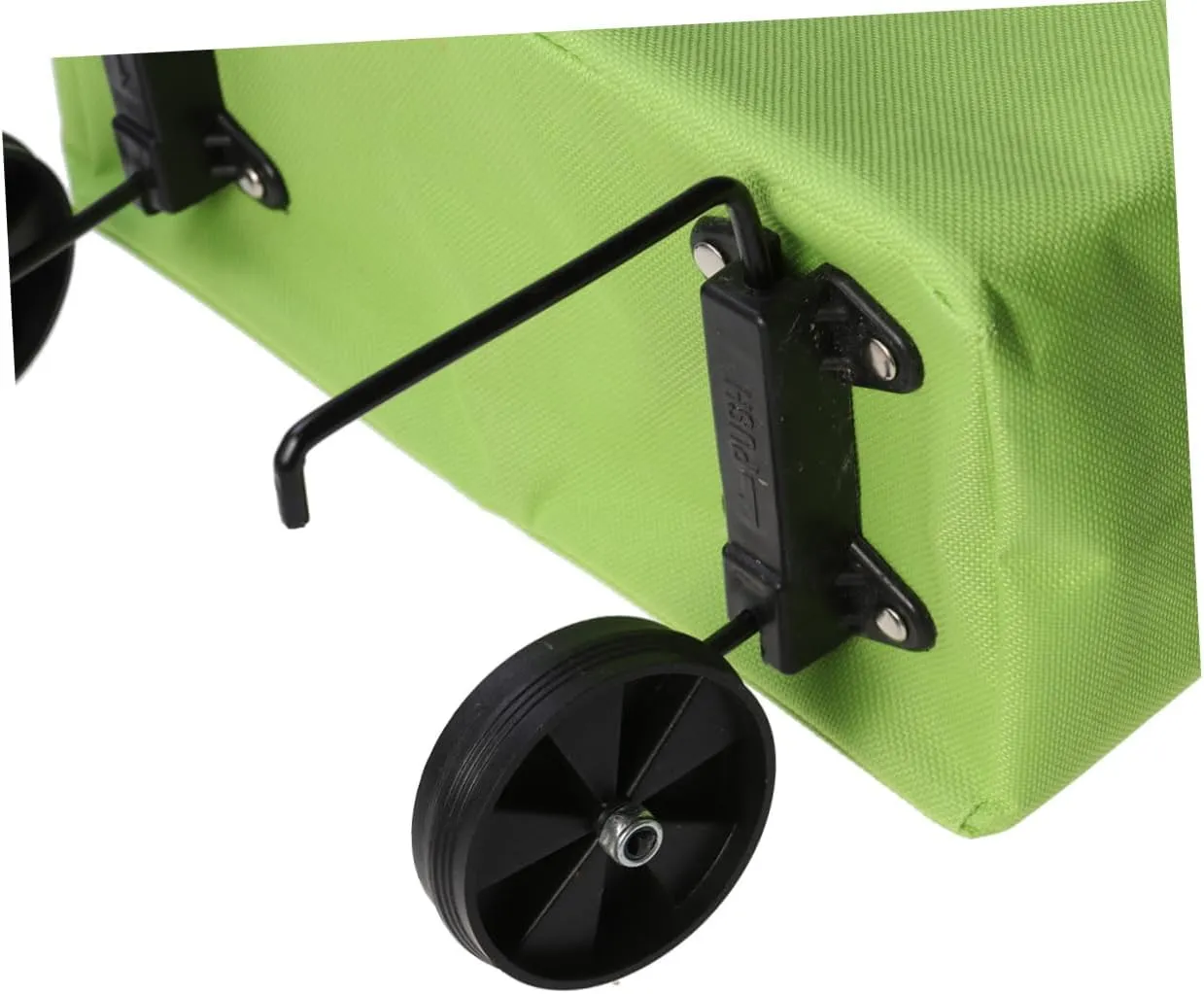 STOBAZA Portable Shopping Cart Collapsible Trolley for Vegetables Luggage Lightweight Design for Gym Travel Beach and Camping Green