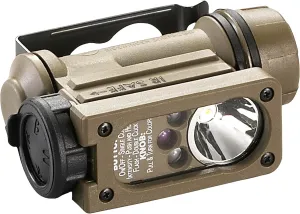 Streamlight 14531 Sidewinder 55-Lumens Compact II Aviation Flashlight with Rail Mount & Headstrap in Clamshell, Coyote