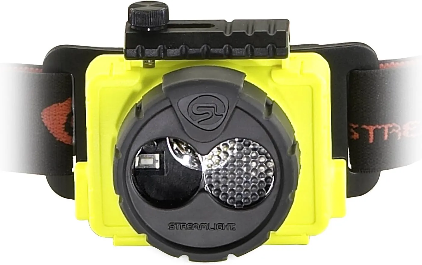 Streamlight 61607 Double Clutch with Alkaline Batteries Headlamp Yellow