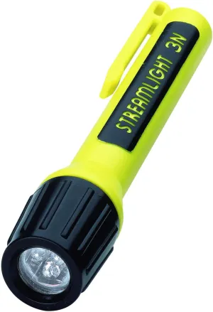 Streamlight 62202 3N ProPolymer 30-Lumen Long Lasting Industrial LED Flashlight, Yellow