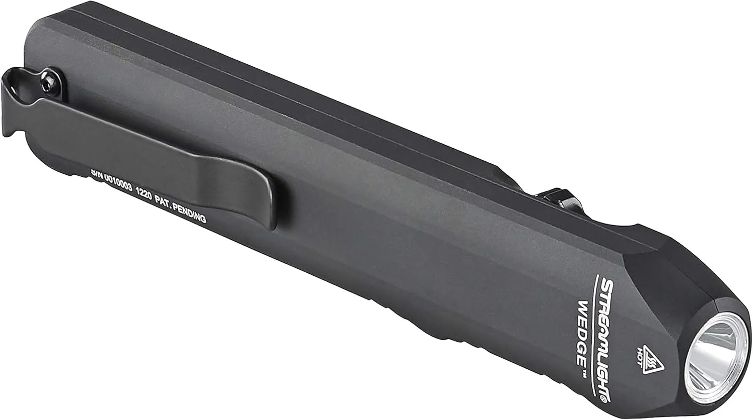 Streamlight 88810 Wedge 300-Lumen Slim Everyday Carry Flashlight, Includes USB-C Cable and Lanyard, Black