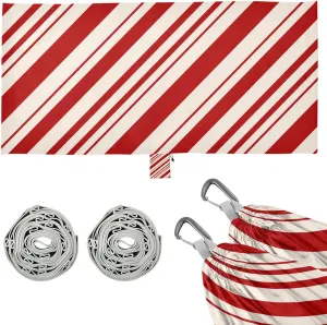 Stripe Red White Broad Line Hammocks for Camping Backyard Hammock for Camping & Hiking Essential