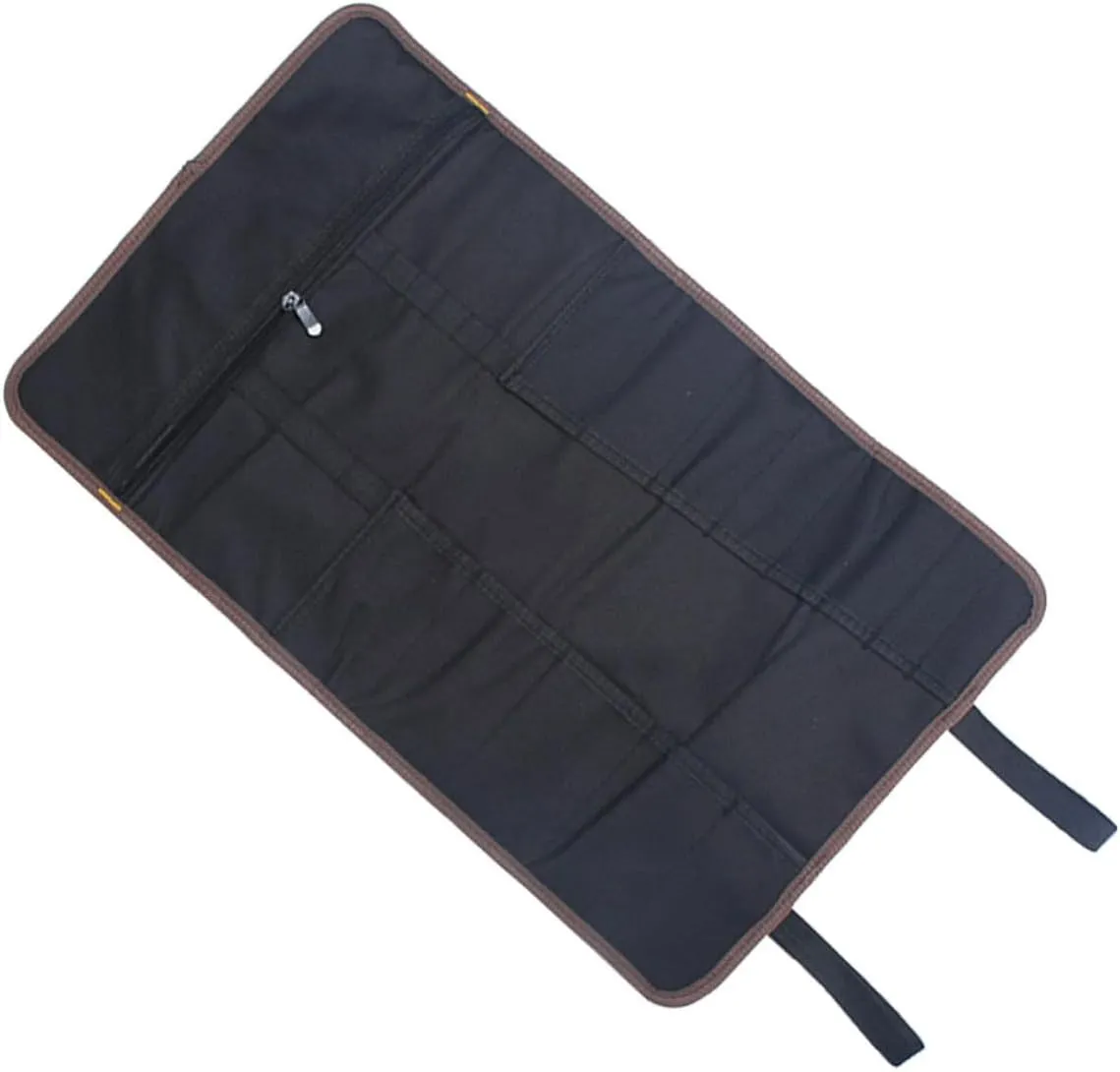 Sturdy Roll up Tool Bag Organizer Motorcycle Tool Bags Auto Tool Bag Bike Tools Roll Bag Tool Pouch