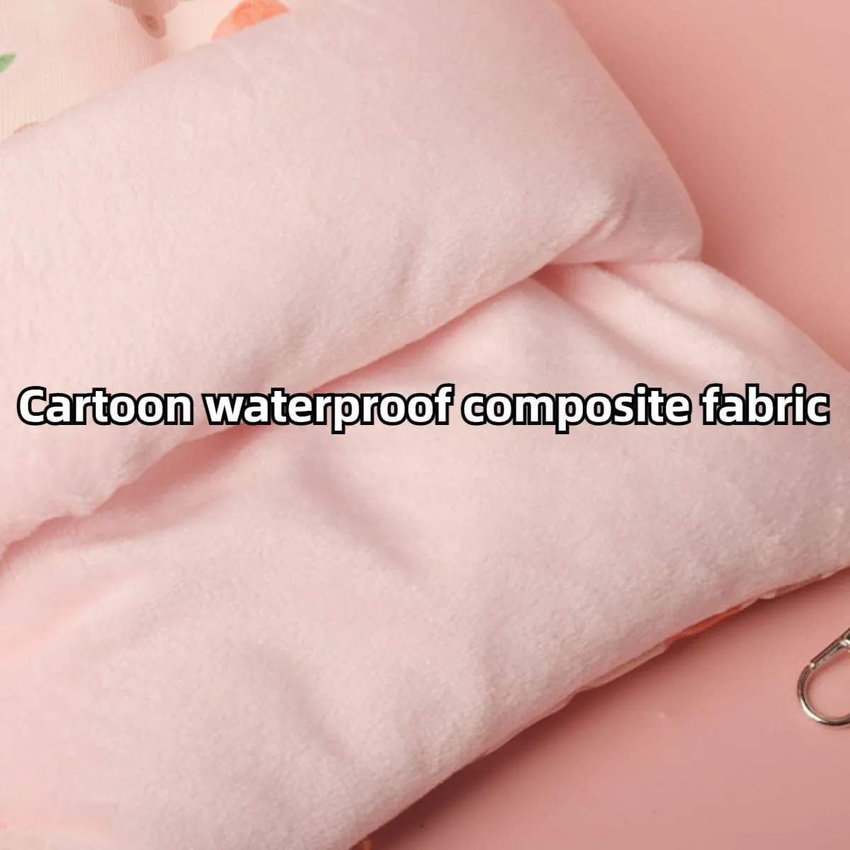 Sugar Glider Cuddle Sack Sleeping Pouch Bonding Snuggle Cage Hanging Bed House Hideout Cave for Hamster, Rat, Ferret, Squirrel and Other Small Animal Beds (White)