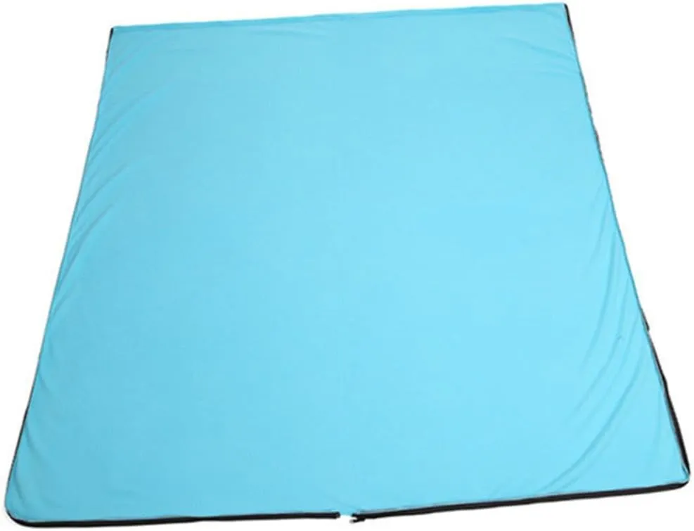 Summer Adult Sleeping Bag XL Size Warm Weather Hiking Bag Fleece Lined Lightweight Sky