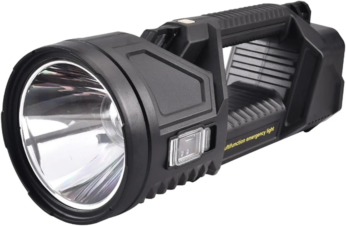 Super Bright LED Flashlight Handheld Flashlight Searchlight High Lumens Flash Light Rechargeable Flashlight for Travel, Home