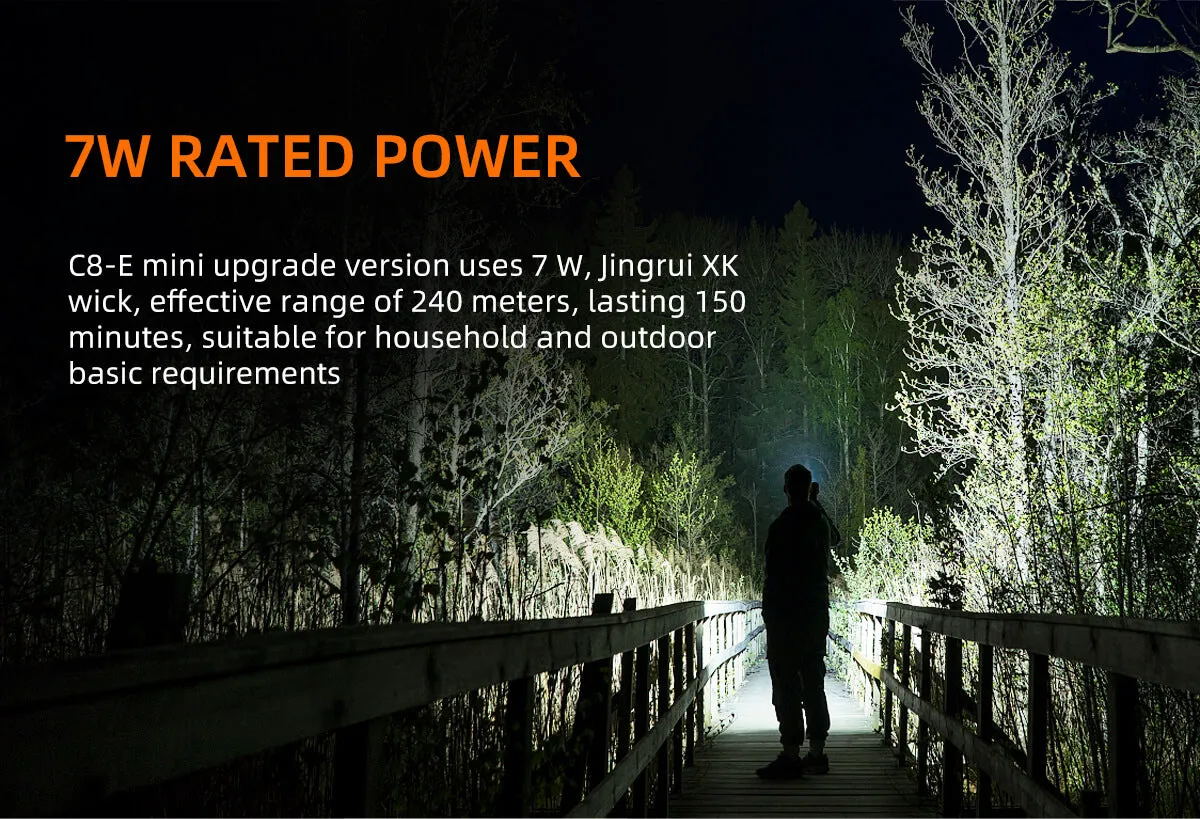 Superfire C8-E Mini Rechargeable flashlight