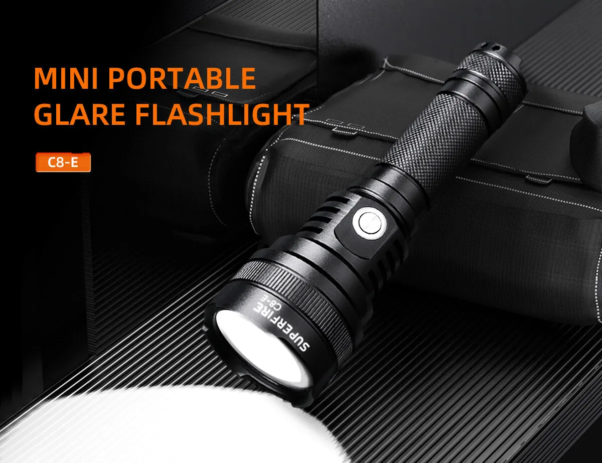 Superfire C8-E Mini Rechargeable flashlight