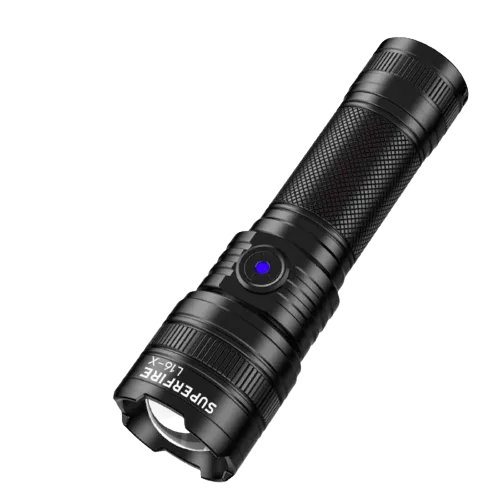 Superfire L16-T Rechargeable Telescopic Flashlight