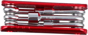 SUPVOX 1set Multi-function Repair Tool Portable Folding Socket Wrench Kit for Tire Repairs Includes -vanadium Material