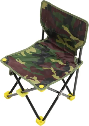 SUPVOX Outdoor Folding Fishing Chair Portable Fishing Stool for Camping Beach Lightweight Design Outdoor Activities Seat Backrest