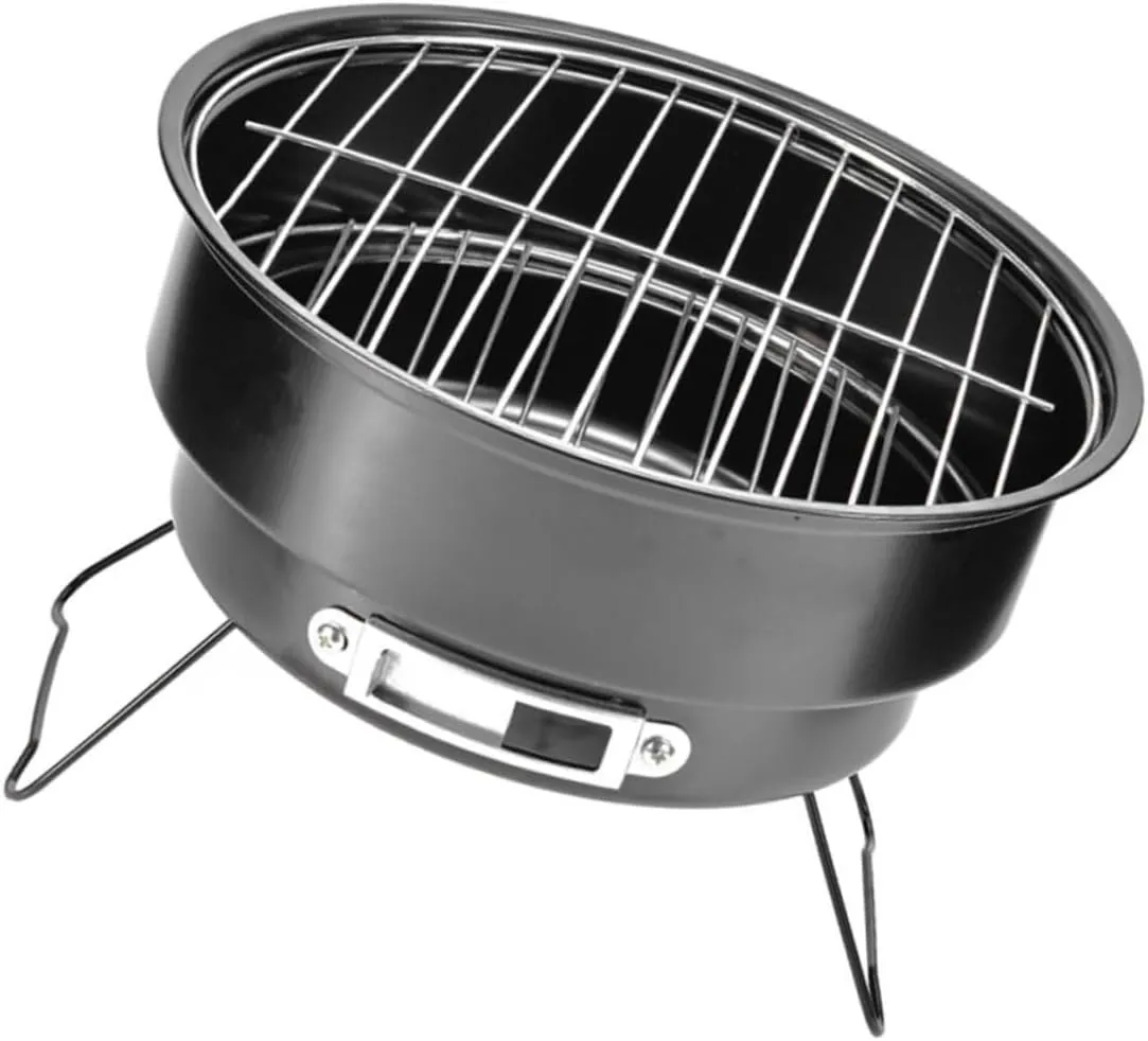 SUPVOX Portable Barbecue Grill Stove Outdoor Camping Cooking Grill for Bbq Picnics Durable Heat Resistant Space Saving Design for Hiking Outdoor Fun