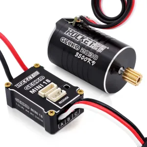 Surpass Hobby Sensored Brushless Motor and ESC Combo for TRX4M 1/18 Crawler Car Upgrades(3500KV)
