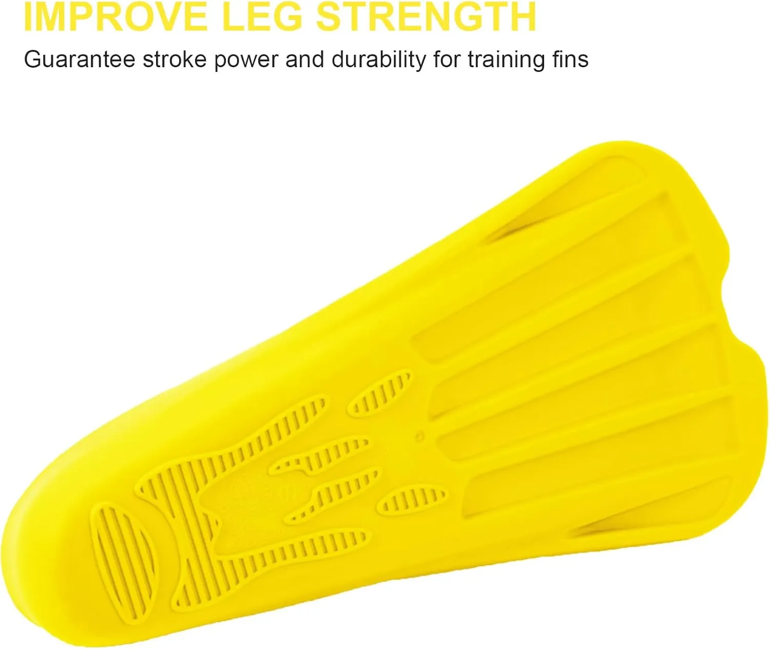 Swim Fins, Happyouth Swim Training Fins Short Fins Silicone Swim Flippers Swimming Fins with Mesh Bag for Lap Swimming Kids Adult Men Women
