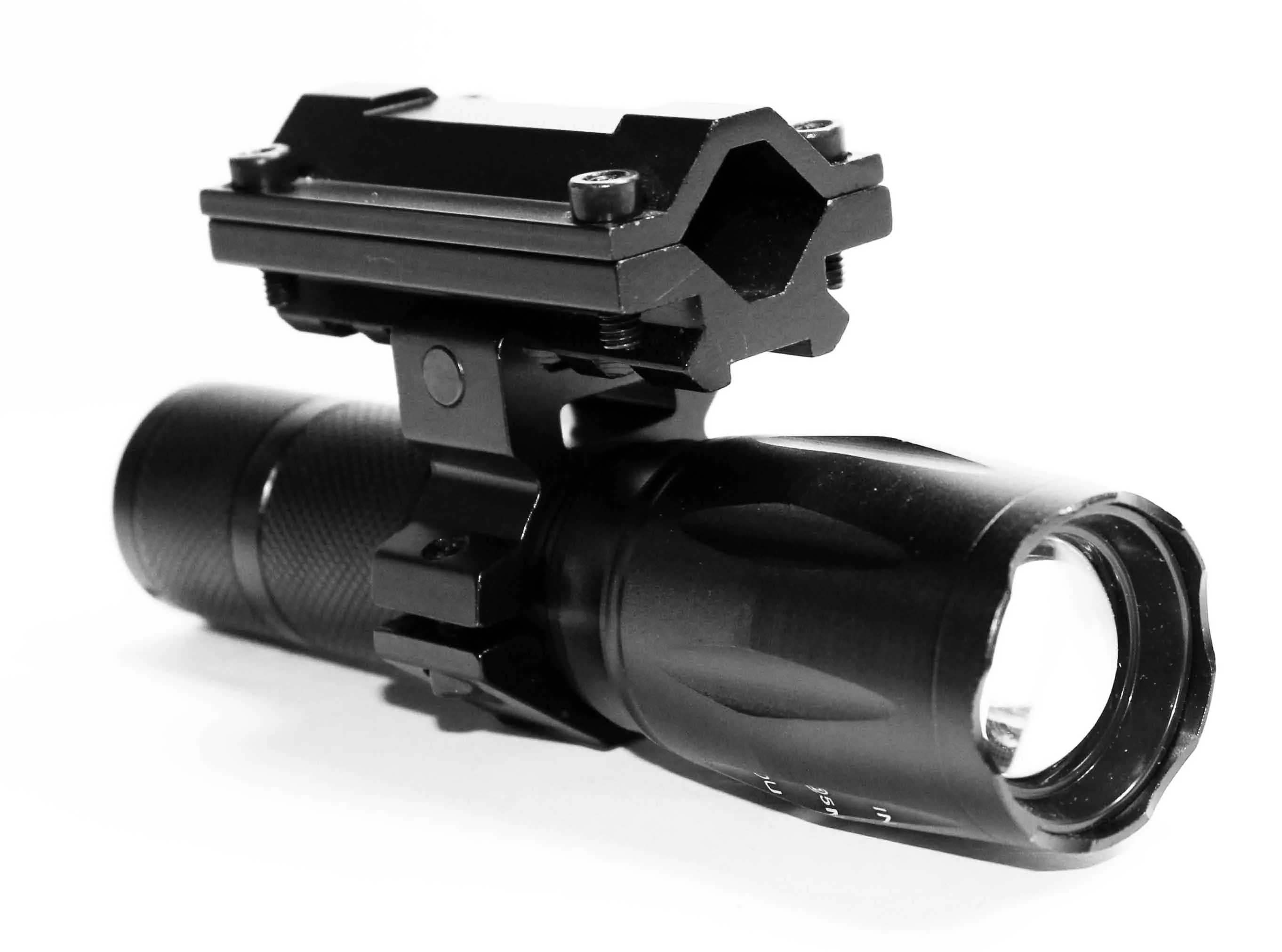 Tactical 1000 Lumen Flashlight with mount For Weatherby Vanguard Rifles.
