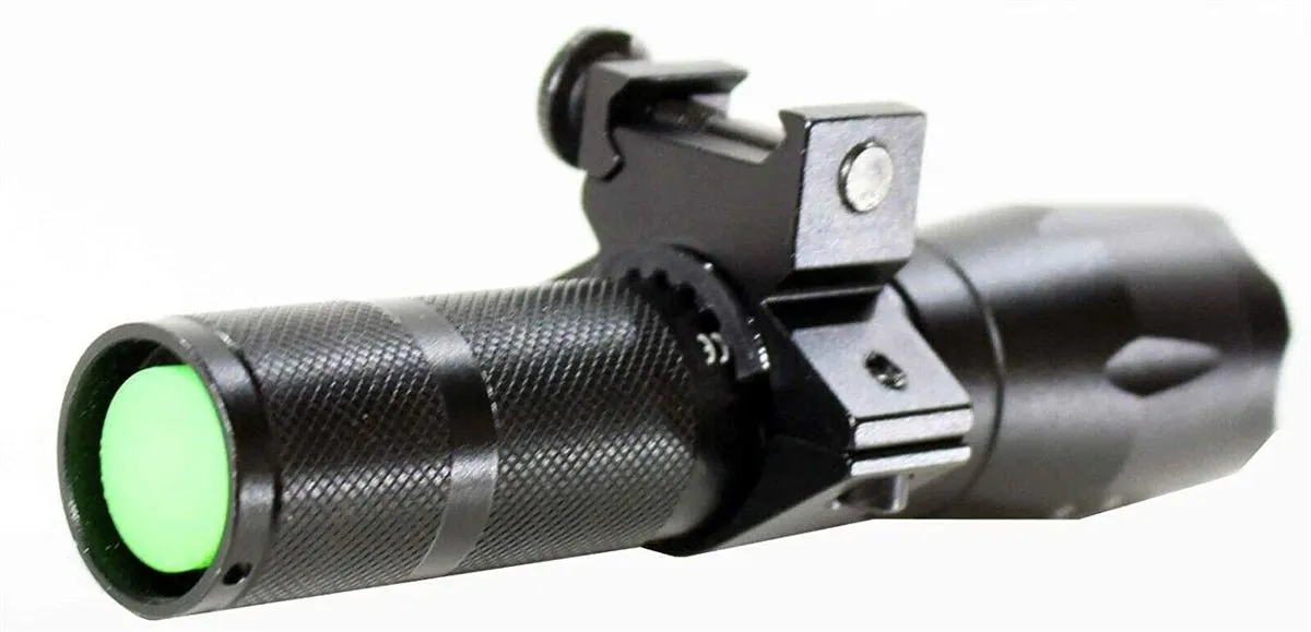 Tactical 1000 Lumen Flashlight with mount For Weatherby Vanguard Rifles.