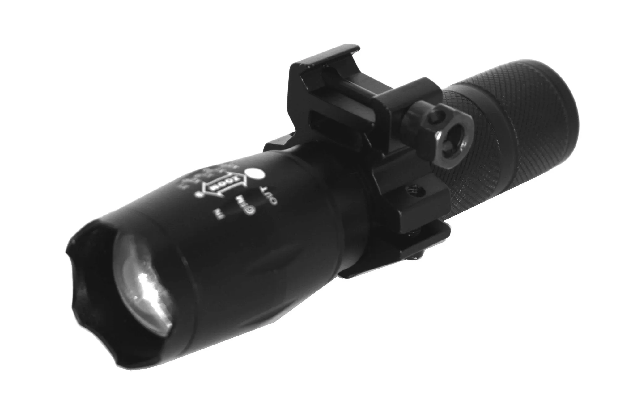 Tactical 1000 Lumen Flashlight with mount For Weatherby Vanguard Rifles.