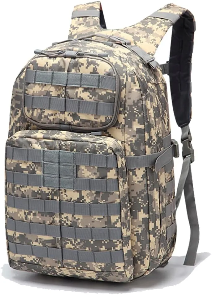 Tactical Backpack 42L Rucksack 3 Day Assault Pack Molle Bug out Day Pack Bag for Hunting Hiking Trekking