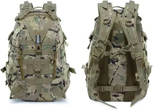 Tactical Backpack, Assault Pack, Military Tactical Army Backpack, Mountaineering, Hiking, Cycling, Outdoor, Sports, 25L (Color : CP Color, Size : 25L)