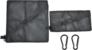 Tactical Carry On Zipper Mesh Pouch, Insert Modular Organizer Utility Admin Pouch Travel Organizer EDC Bag Toiletry Kit Set Storage Case (Black)