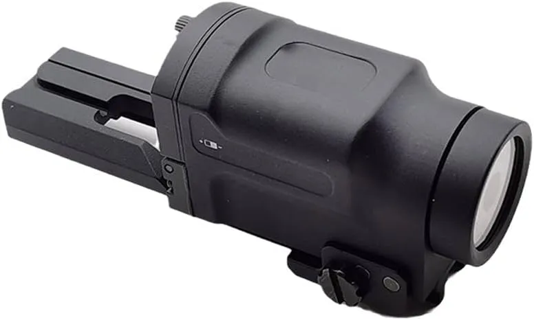 Tactical KLH-2P Weapon Light for AK47 AK74 AK-SD,700 Lumens LED Flashlight with Lower Hanging Rail,Constant/Momentary/Strobe Mods White Light,Black
