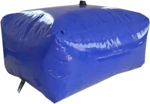 Tarp, Car Water Container, Folding Water Bag Portable Outdoor Water Carrier Container for Camping Hiking Picnic BBQ, High Density Polyethylene (Color : Blue, Size : 5x2x1/10000L)