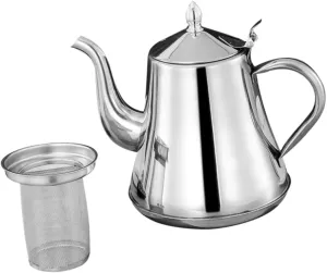 Tea Kettle Strainer Metal Pot Multi-use Kettle Stainless Pot for Camping Tea