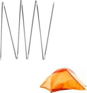 Tent Poles Replacement,7001 Aluminum Alloy Preassembled Tent Rod Lightweight, Gray