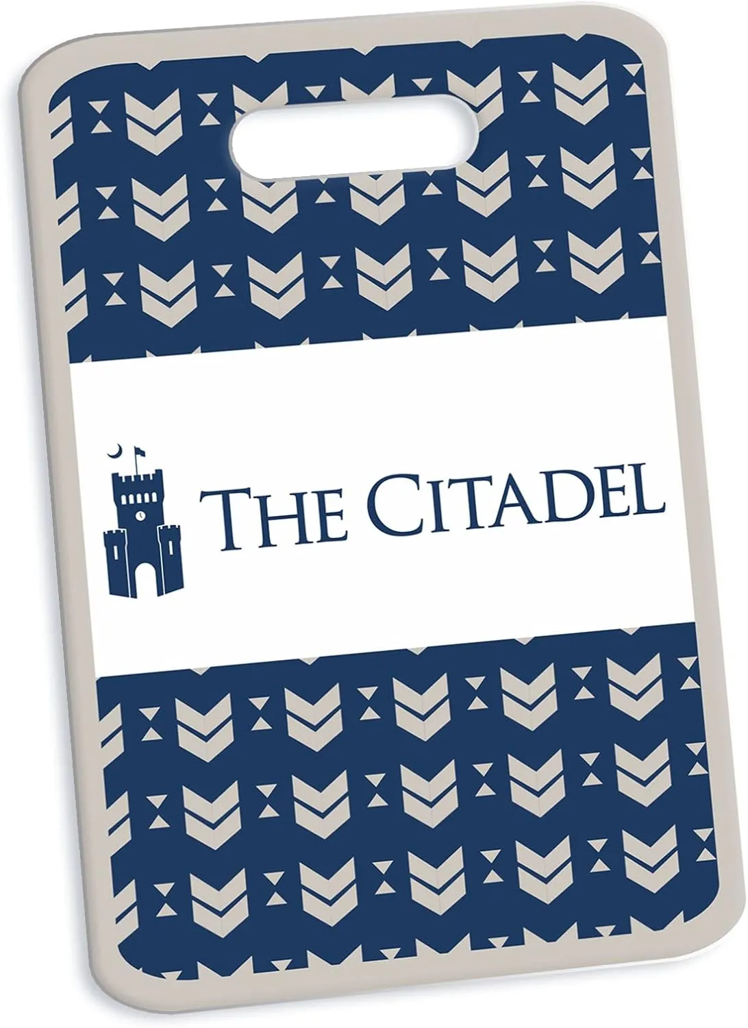 The Citadel Travel Luggage ID Bag Tag for Suitcases Rectangle Plastic Tag Luggage Tag with Name Privacy Protection Travel Bag Labels (The Citadel 6)