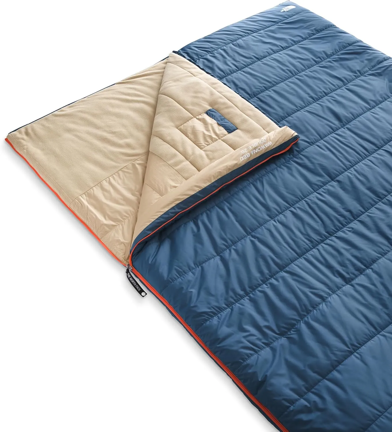 THE NORTH FACE Wawona Bed Double 20F / -7C Insulated Camping Sleeping Bag for Two People