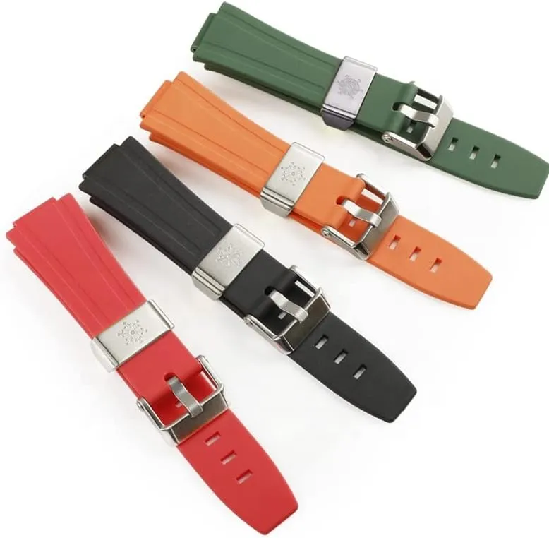 Third generation rubber strap carved stainless steel watch cover for GA2100 retrofit and upgrade DIY watch strap