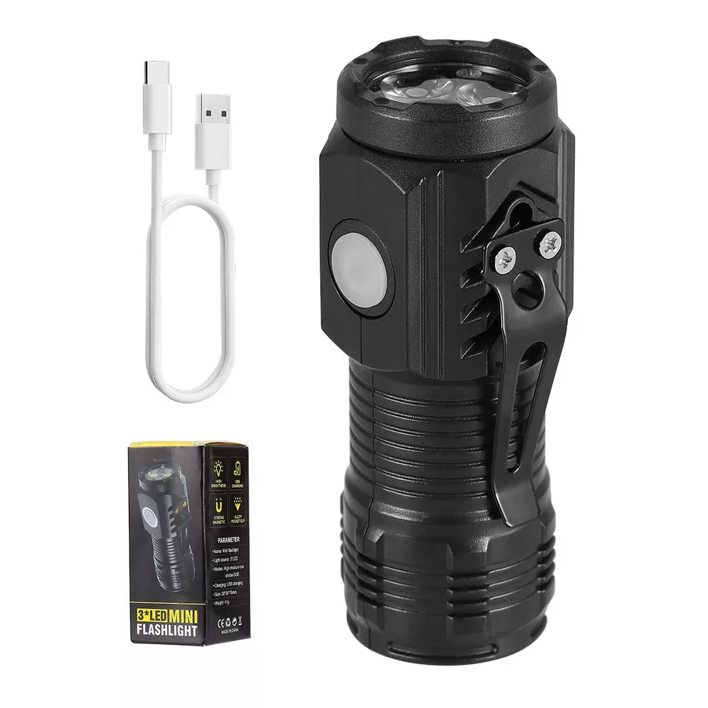 Three-Eyed Monster Mini Flash Super Power Flashlight