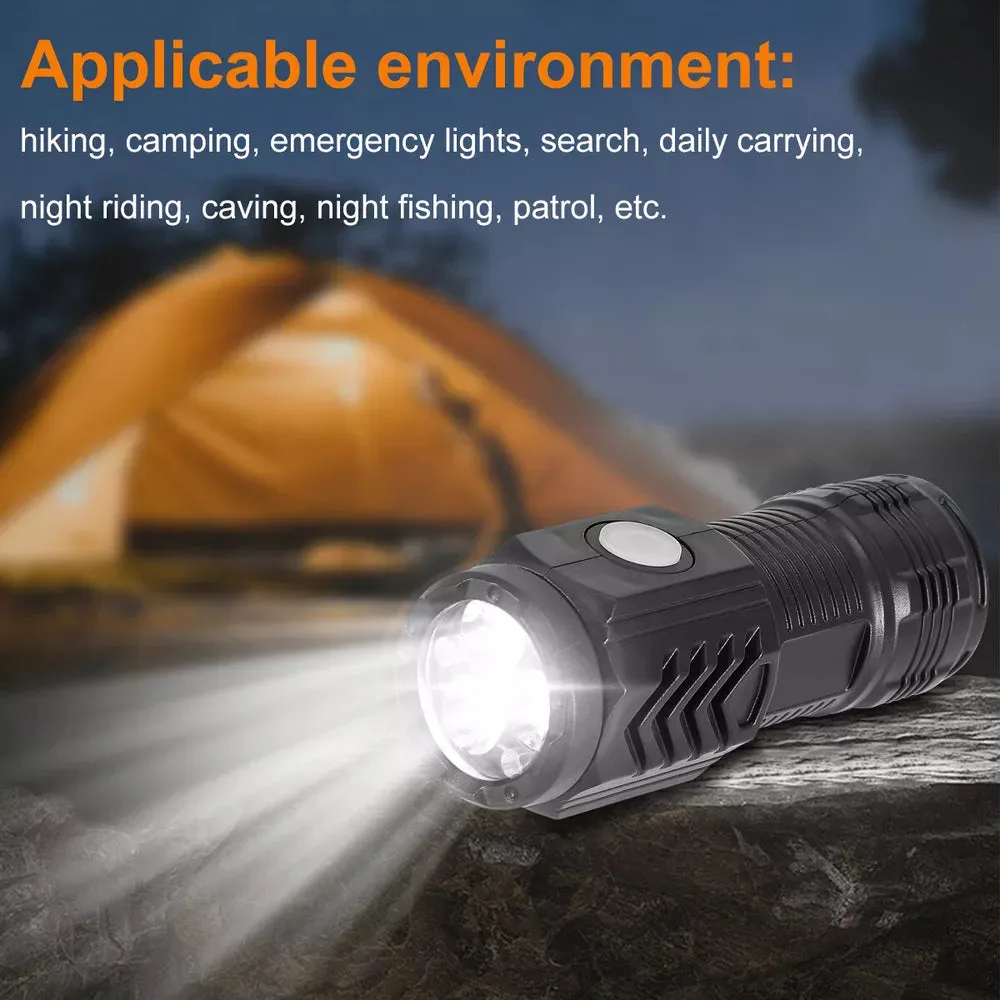 Three-Eyed Monster Mini Flash Super Power Flashlight