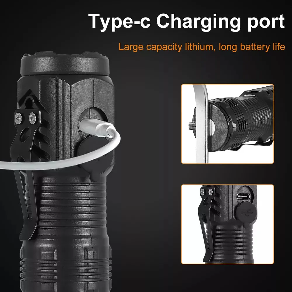 Three-Eyed Monster Mini Flash Super Power Flashlight