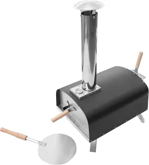 Thunderbay Pizza Oven Outdoor 13" Wood Fired Camping Stove Portable Backyard Pizza Maker