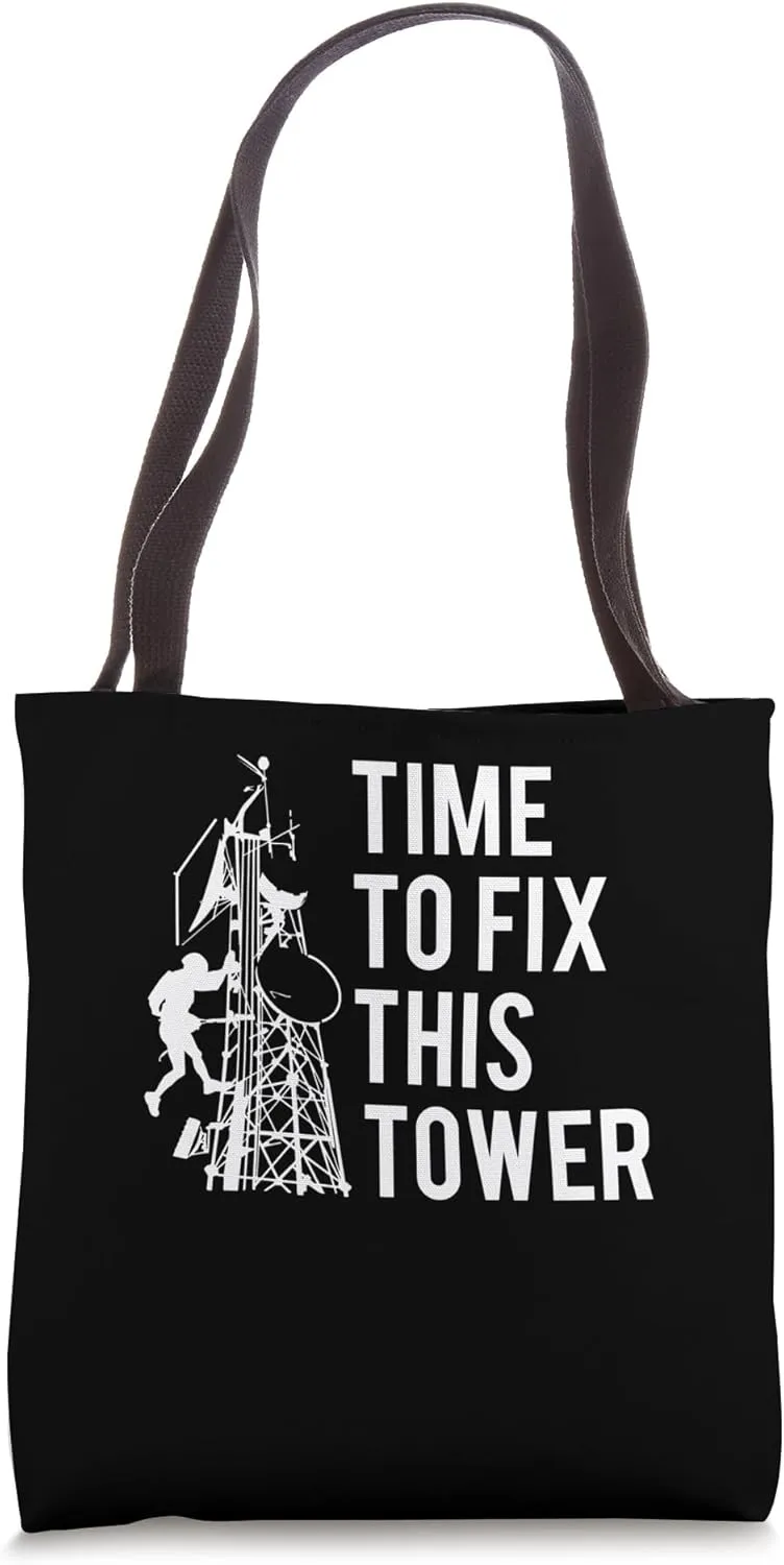 Time To Fix This Tower Tote Bag