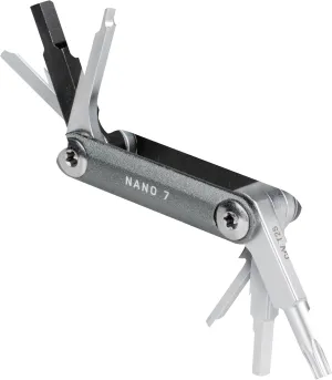 Topeak Nano 7 Multi-Tool - Compact CNC-Made Portable Tool with 7 Functions - Nano 7 (7 functions)