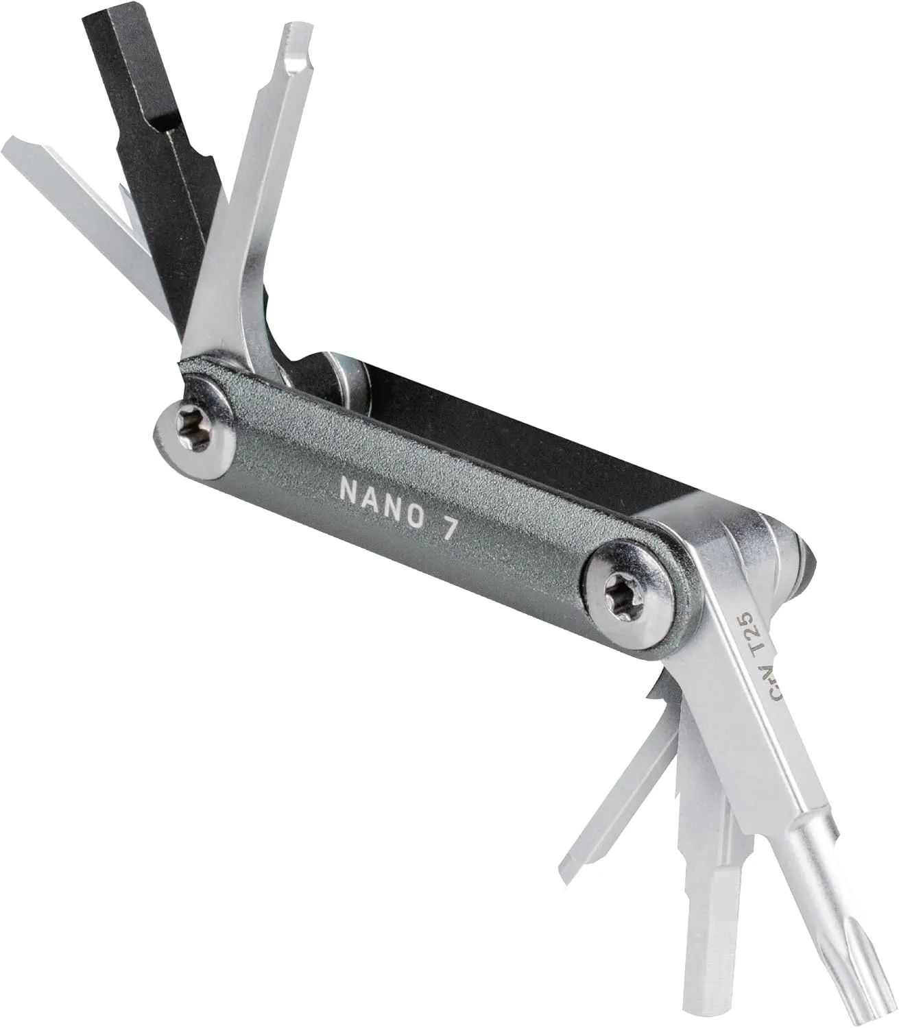 Topeak Nano 7 Multi-Tool - Compact CNC-Made Portable Tool with 7 Functions - Nano 7 (7 functions)