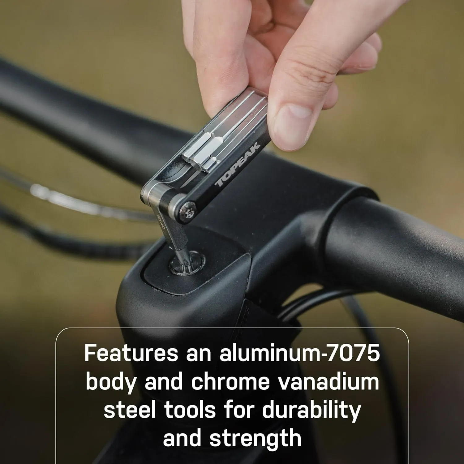 Topeak Nano 9 Multi-Tool - Compact CNC-Made Portable Tool with 9 Functions - Nano 9 (9 functions)
