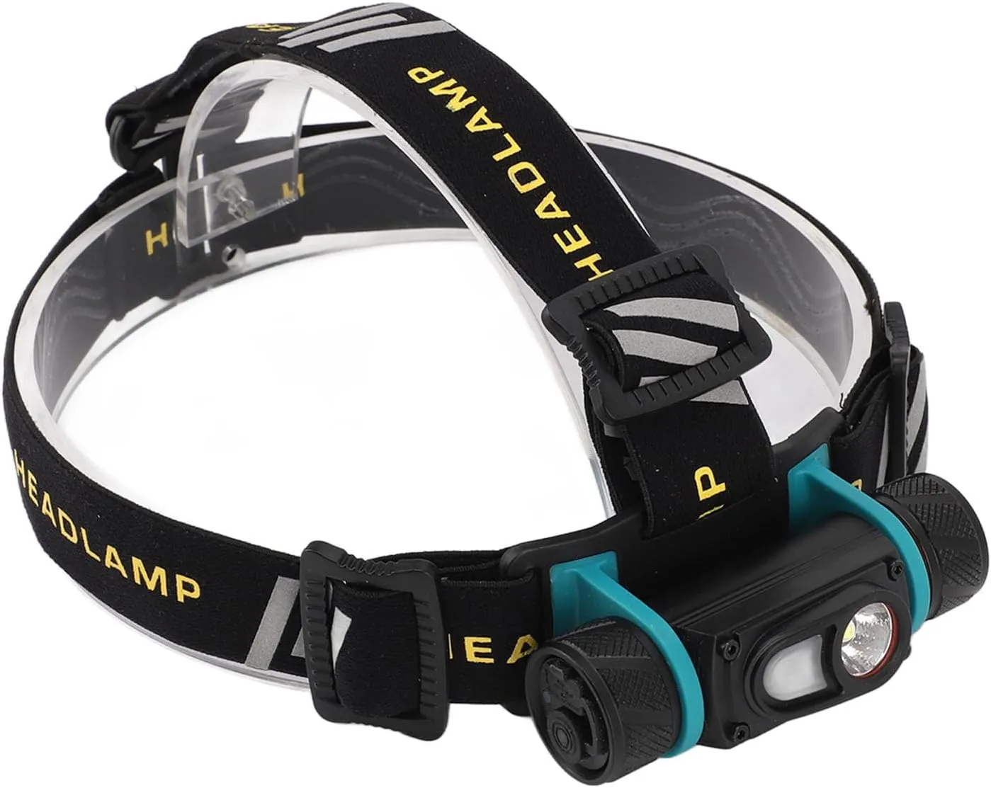 Topyond Slonik Headlamp Rechargeable,800LM Outdoor Camping Headlamp SST40 Spotlight Floodlight with Adjustable Headband for Portable Head Flashlight for Camping Outdoor Running Hun