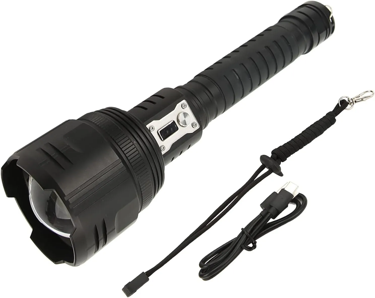 Topyond XHP360 LED Flashlight, Mini LED Flash Light, 5000LM Zoomable Rechargeable IPX4 Waterproof Flashlight for Outdoor Emergency Use