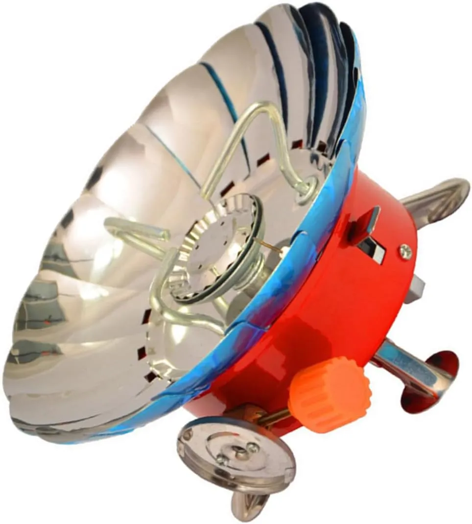 Totority Backpacking Stove Portable Gas Stove Windproof Plate Design for Outdoor Adventures