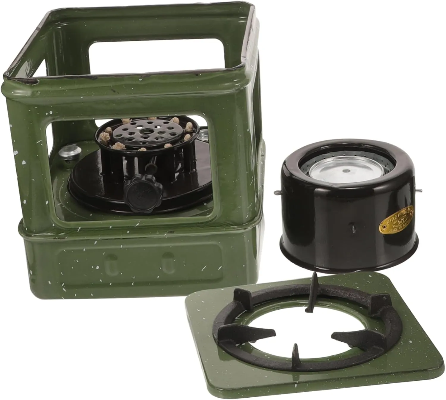 Totority Portable Kerosene Stove for Camping Compact Barbecue Heater with Durable Construction for Outdoor Cooking Fire Making and Bbq Use Easy to Carry and Store