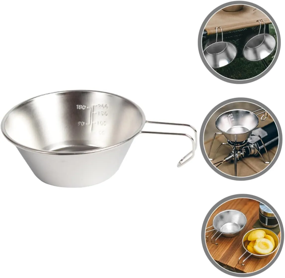 TOYANDONA Camping Makgeolli Bowl Multi Function Wine Cup Reusable Water Bowl for Outdoor Adventures Convenient and