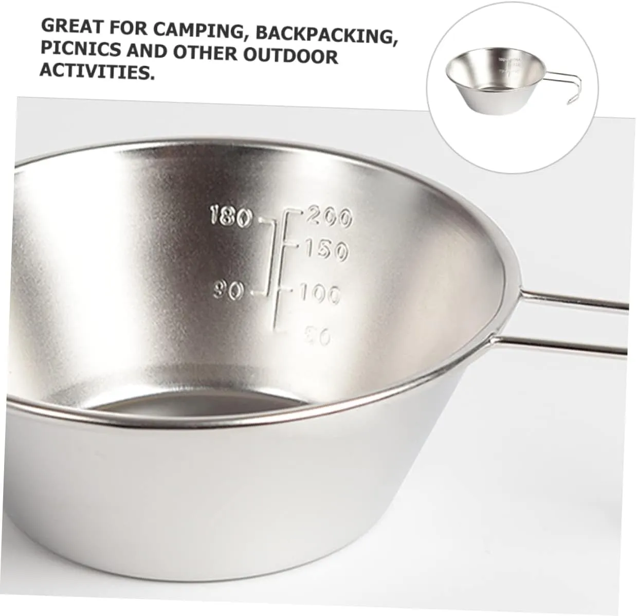 TOYANDONA Camping Makgeolli Bowl Multi Function Wine Cup Reusable Water Bowl for Outdoor Adventures Convenient and