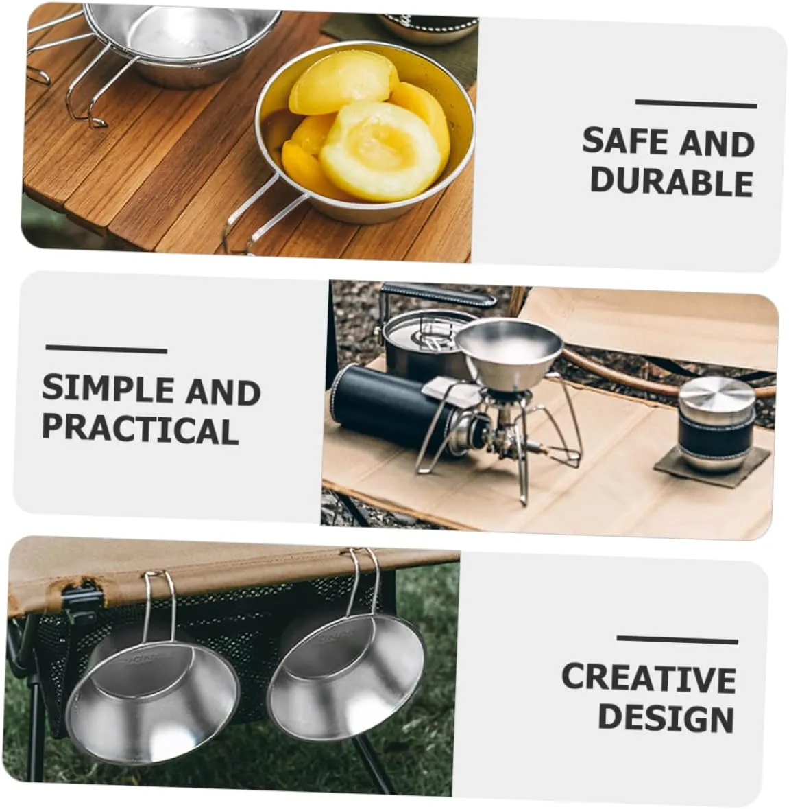 TOYANDONA Camping Makgeolli Bowl Multi Function Wine Cup Reusable Water Bowl for Outdoor Adventures Convenient and