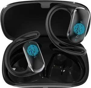 Translation Earbuds Real Time, Translator Earbuds with 144 Languages, Language Translator Earbuds No Monthly Fee, Comfortable OWS Design Ideal for Travel, Business, Language Learning (Black)