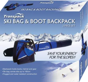 Transpack Alpine Sport Ski Bag & Boot Backpack Set